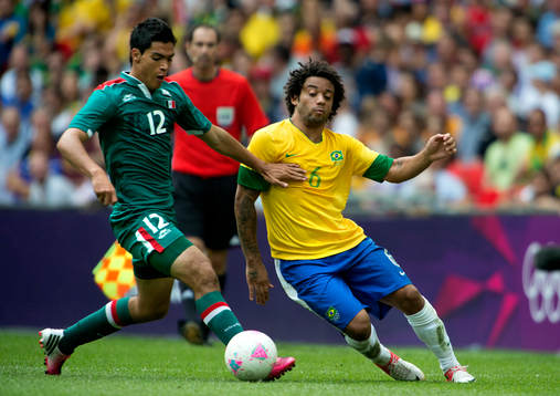  Raul Jimenez, Mexico och Marcelo, Brasilien.