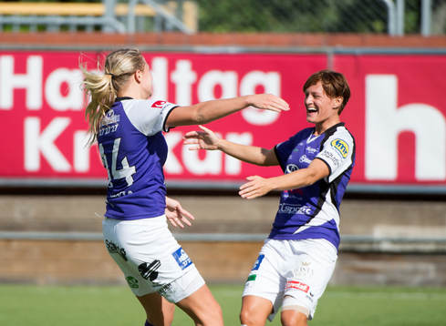 Fridolina Rolfö, Jitex, gör 1-0, jubel