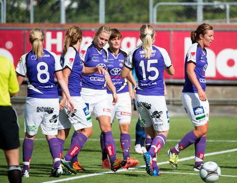 Fridolina Rolfö, Jitex, gör 1-0, jubel