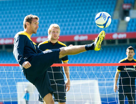  Fotbollstennis, Andreas Isaksson och Ola Toivonen