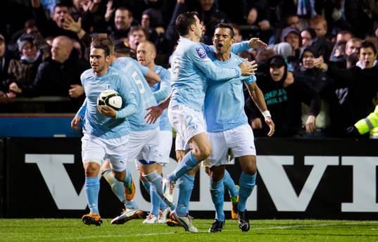  Wilton Figueiredo, Malmö FF jubel, 1-1.