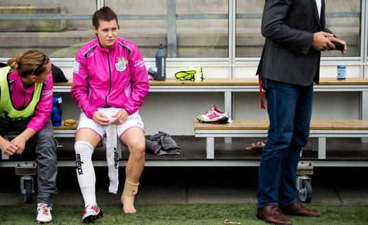 Ramona Bachmann, LDB Malmö blev utbytt skadad, skada