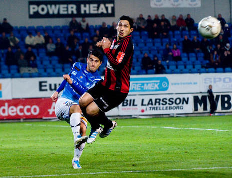 Yousef Fakhro, Trelleborg, undanrensning framför Pablo
