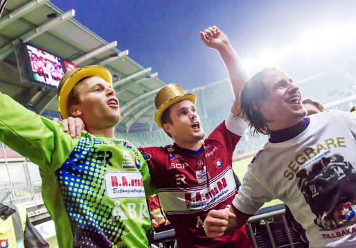 Peter Abrahamsson, målvakt och David Leinar, Örgryte,