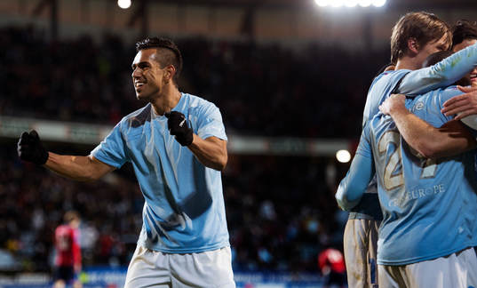  Wilton Figueiredo, Malmö FF jublar.