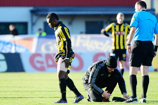 Waris Majeed, Häcken, är skadad