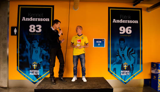  Nationalarenans hospitality klubb 94, Kennet Andersson, Patrik Andersson, Sladjan Osmanagic.