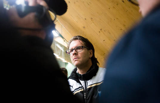 Rikard Norling, tränare Malmö FF, svarar på frågor