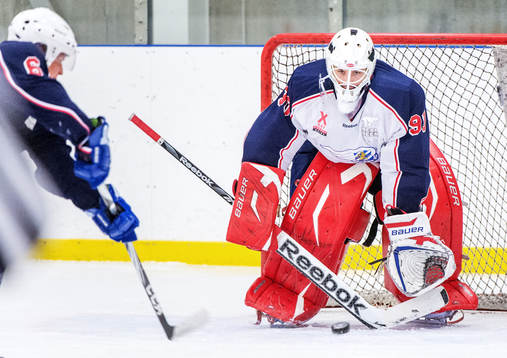 Daniel Forsell som målvakt