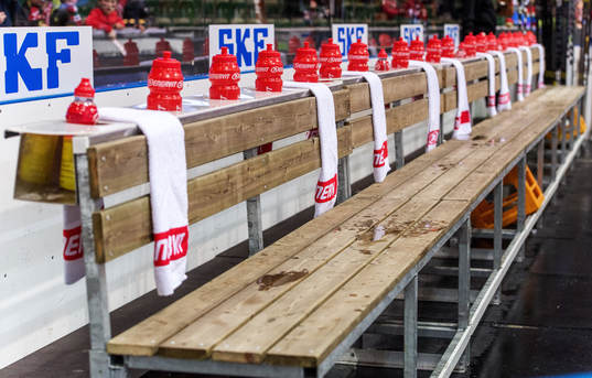 Frölundas spelarbänk