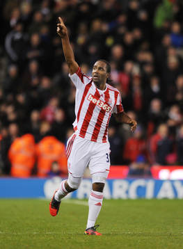 Football - Stoke City v Southampton - Barclays Premier League  - The Britannia Stadium - 29/12/12 Cameron Jerome celebrates