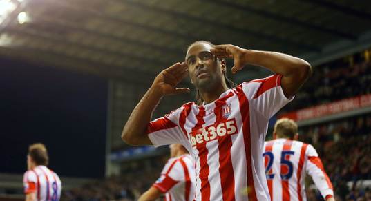  Football - Stoke City v Southampton - Barclays Premier League  - The Britannia Stadium - 29/12/12 Cameron Jerome celebrates