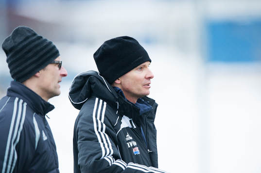 Thomas Mårtensson, tränare, Vittsjö och Ulf Jacobsson,