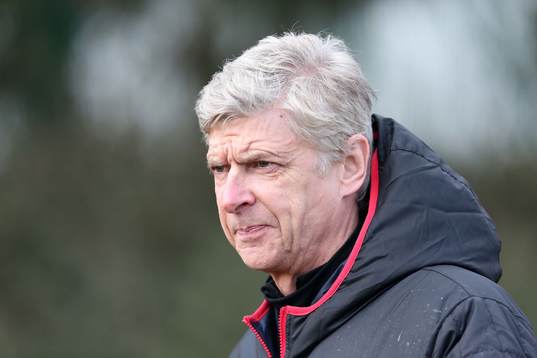 l - Arsenal Training - Arsenal Training Ground - 18/2/13 Arsenal manager Arsene Wenger