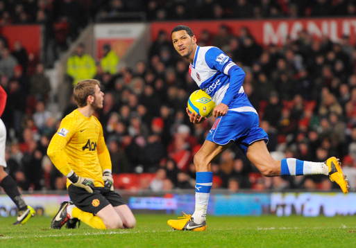e Gea   / Jobi McAnuff   - 18.02.2013 - Manchester United /