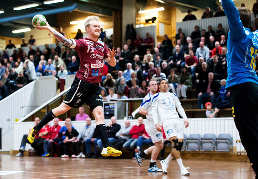 Niklas Gudmundsson, Lugi, kommer fri mot målvakten