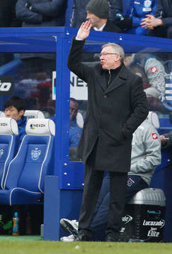 l - Queens Park Rangers v Manchester United - Barclays Premier League - Loftus Road  - 23/2/13 Manchester United manager Sir Alex Ferguson 