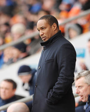 l - Blackpool v Leicester City - npower Football League Championship - Bloomfield Road - 23/2/13 Blackpool manager Paul Ince