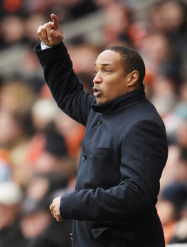 l - Blackpool v Leicester City - npower Football League Championship - Bloomfield Road - 23/2/13 Blackpool manager Paul Ince