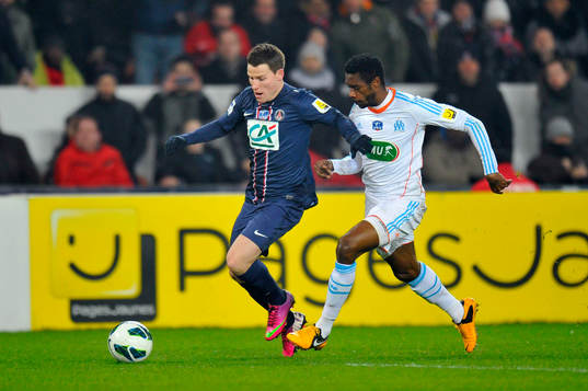  Kevin GAMEIRO / Nicolas NKOULOU - 27.02.2013 - Paris Saint Germain / Marseille - 1/8Finale Coupe de France