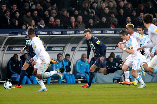 David BECKHAM - 27.02.2013 - Paris Saint Germain / Marseille - 1/8Finale Coupe de France