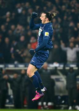  Joie Zlatan IBRAHIMOVIC - 27.02.2013 - Paris Saint Germain / Marseille - 1/8Finale Coupe de France