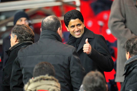  Nasser AL KHELAIFI - 27.02.2013 - PSG / OM - 8eme de finale - Coupe de France - 
