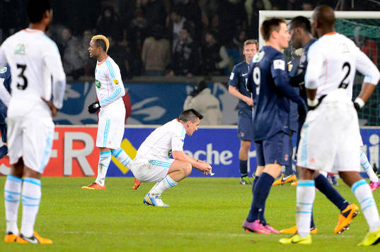  Deception Marseille - Joey BARTON - 27.02.2013 - Paris Saint Germain / Marseille - 1/8Finale Coupe de France