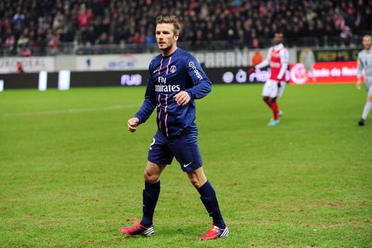 David BECKHAM - 02.03.2013 - Reims / PSG - 27e journee de