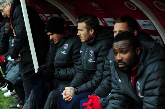 David BECKHAM - 02.03.2013 - Reims / PSG - 27e journee de