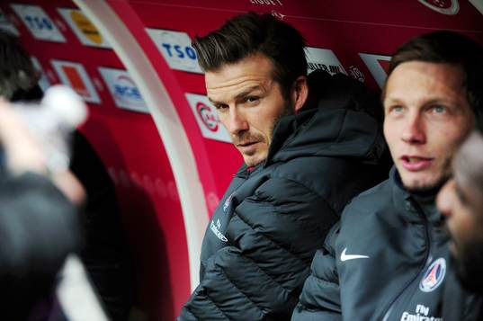 David BECKHAM - 02.03.2013 - Reims / PSG - 27e journee de