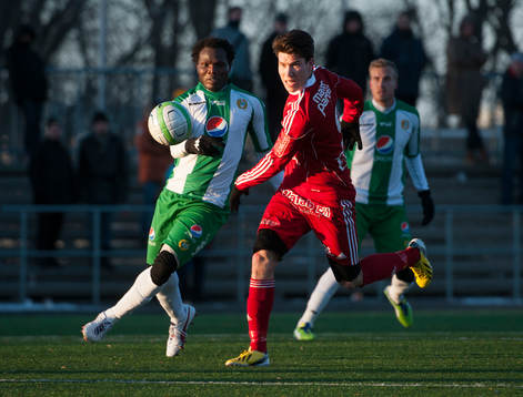  Monday James, Hammarby, Alexander Andersson, Degerfors.