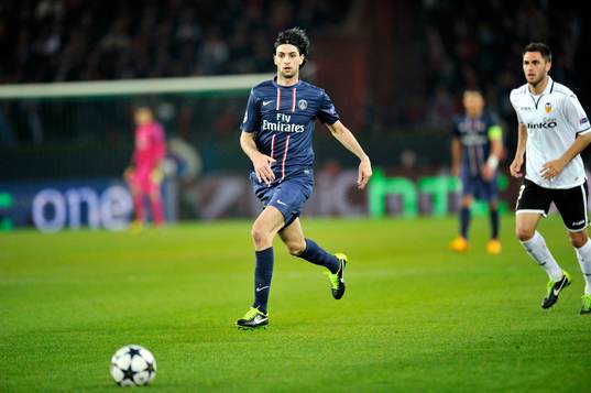  Javier PASTORE  - 06.03.2013 - Paris Saint Germain / Valence - 1/8Finale retour Champions League
