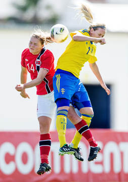  Nickduell mellan Ingvild Isaksen, Norge, och Lisa Dahlkvist, Sverige.