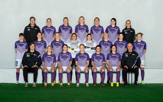   Bak fr.v. Stafan Rehn, tränare, Kathlene Fernström, Fridolina Rolfö, Annica Sjölund, Elin Sandgren, Mikaela Uthas, Annika Lindqvist, sjukgymnast. Mitten fr.v. Amelie Rybäck, Emma Wilhelmsson, Leena Puranen, Minna Merilouto, Jenny Olsson, Sofia Karlsson, Julia Wahlberg, Mimmi Löfwenius. Fram fr.v. Magnus Sehlström, målvaktstränare, Amanda Fredriksson, Rebecca Johnson, Sofia Skog, Malin Fors, Frida Höglund, Tapani Keino, Lagledare.