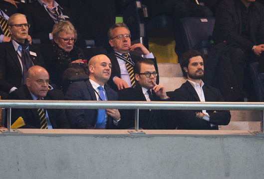 Statsminister Fredrik Reinfeldt, prins Daniel och prins