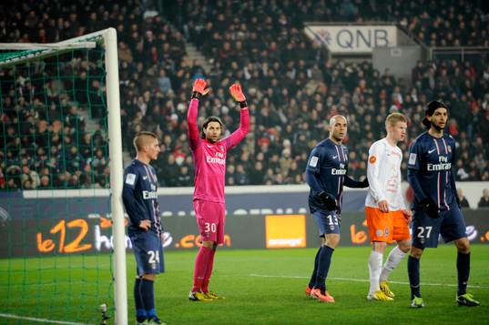  Salvatore SIRIGU - 29.03.2013 - Paris Saint Germain / Montpellier - 30e journee de Ligue1