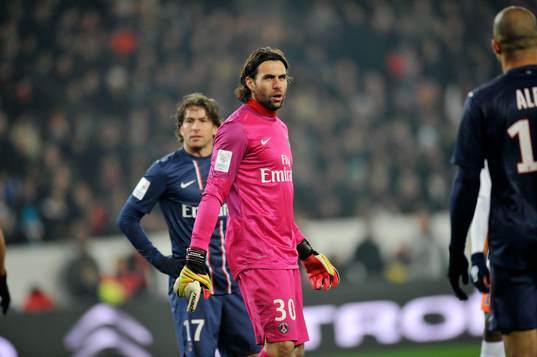  Salvatore SIRIGU - 29.03.2013 - Paris Saint Germain / Montpellier - 30e journee de Ligue1
