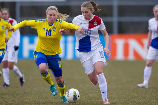 Fotboll, UEFA Championship, U19, Dam, Nederländerna -