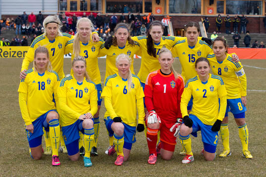 Fotboll, UEFA Championship, U19, Dam, Nederländerna -