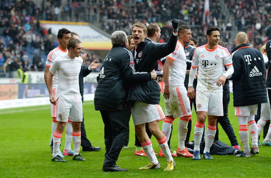 Fotboll, Bundesliga, Eintracht Frankfurt - FC Bayern