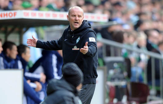  Trainer Thomas Schaaf (Bremen) 