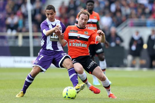 Wissam Ben Yedder / Maxime Baca - 21.04.2013 - Toulouse / Lorient - 33 eme journee de Ligue 1