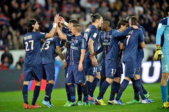  Joie du PSG - Jeremy MENEZ - 21.04.2013 - Paris Saint Germain / Nice - 33e journee de Ligue1