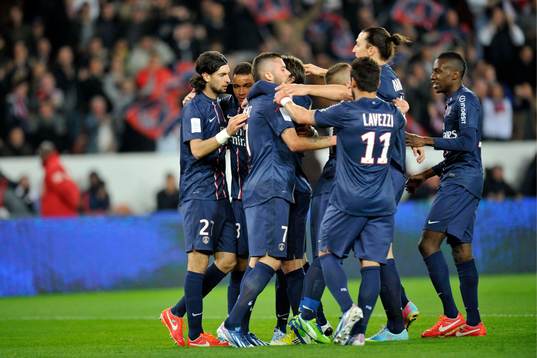  Joie du PSG - Jeremy MENEZ - 21.04.2013 - Paris Saint Germain / Nice - 33e journee de Ligue1
