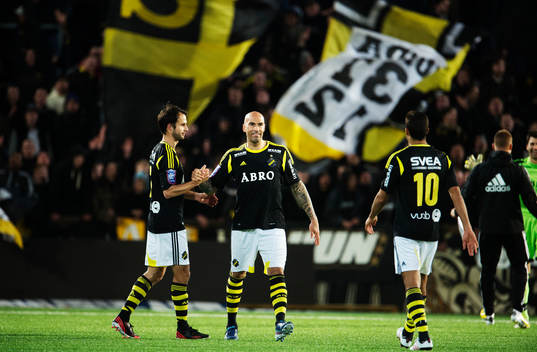 Helgi Danielsson och Daniel Majstorovic, AIK