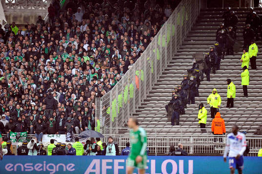  Supporters Saint Etienne - Police - 28.04.2013 - Lyon / Saint Etienne - 34e journee de Ligue1