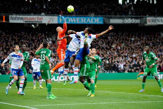  Stephane RUFFIER  - 28.04.2013 - Lyon / Saint Etienne - 34e journee de Ligue1