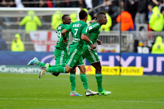  Joie de Kurt ZOUMA - 28.04.2013 - Lyon / Saint Etienne - 34e journee de Ligue1