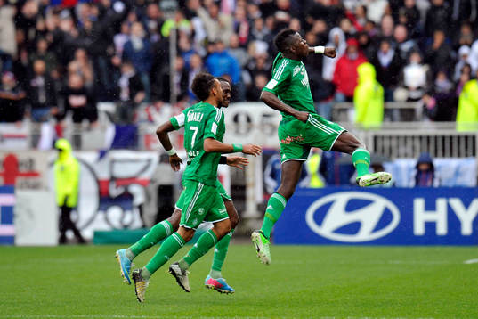  Joie de Kurt ZOUMA - 28.04.2013 - Lyon / Saint Etienne - 34e journee de Ligue1